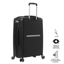 Maleta de 23 Kg 360 Wave Mediana Negro