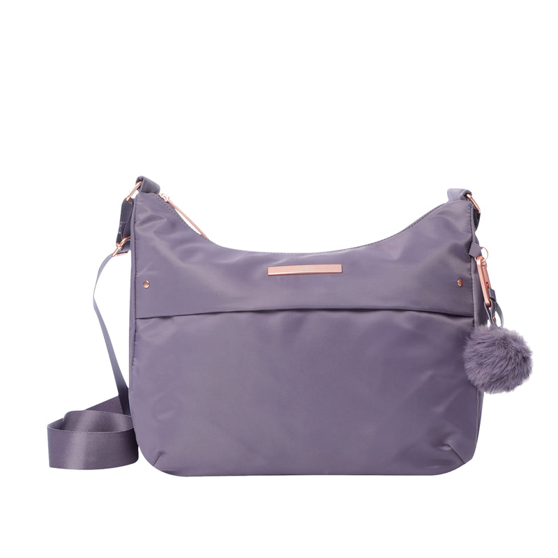 Bolso Mujer Porta Pc 10" Adelaide 1 2.0 Morado