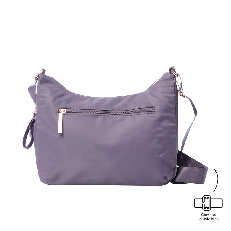 Bolso Mujer Porta Pc 10" Adelaide 1 2.0 Morado