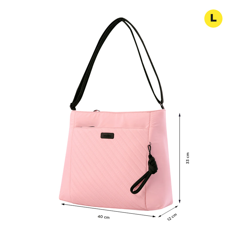 BOLSO ARLYN - Talla: L - Color: Rosado