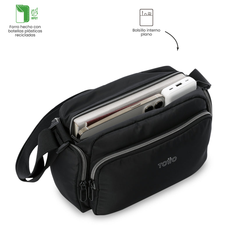 'Bolso para Mujer Brasil tipo Crossbody Pequeño Negro