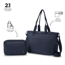 'Tote Bag para Mujer 2 en 1 Brasil Porta PC 15" Azul