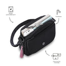 'Bolso para Mujer Porta Tableta 8" Corneana Negro