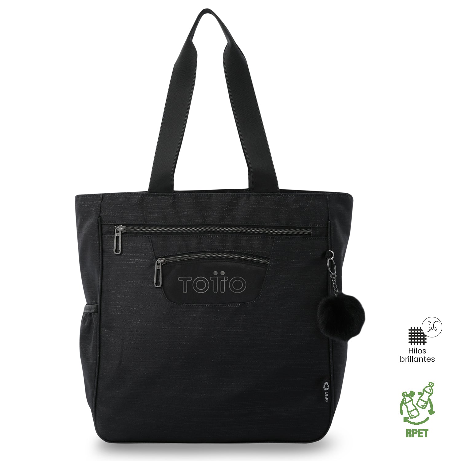 Shopping Bag para Mujer Cutara Neo Porta PC 14" Grande Negro