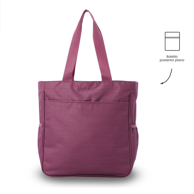 'Shopping Bag para Mujer Cutara Neo Porta PC 14" Grande Rosado