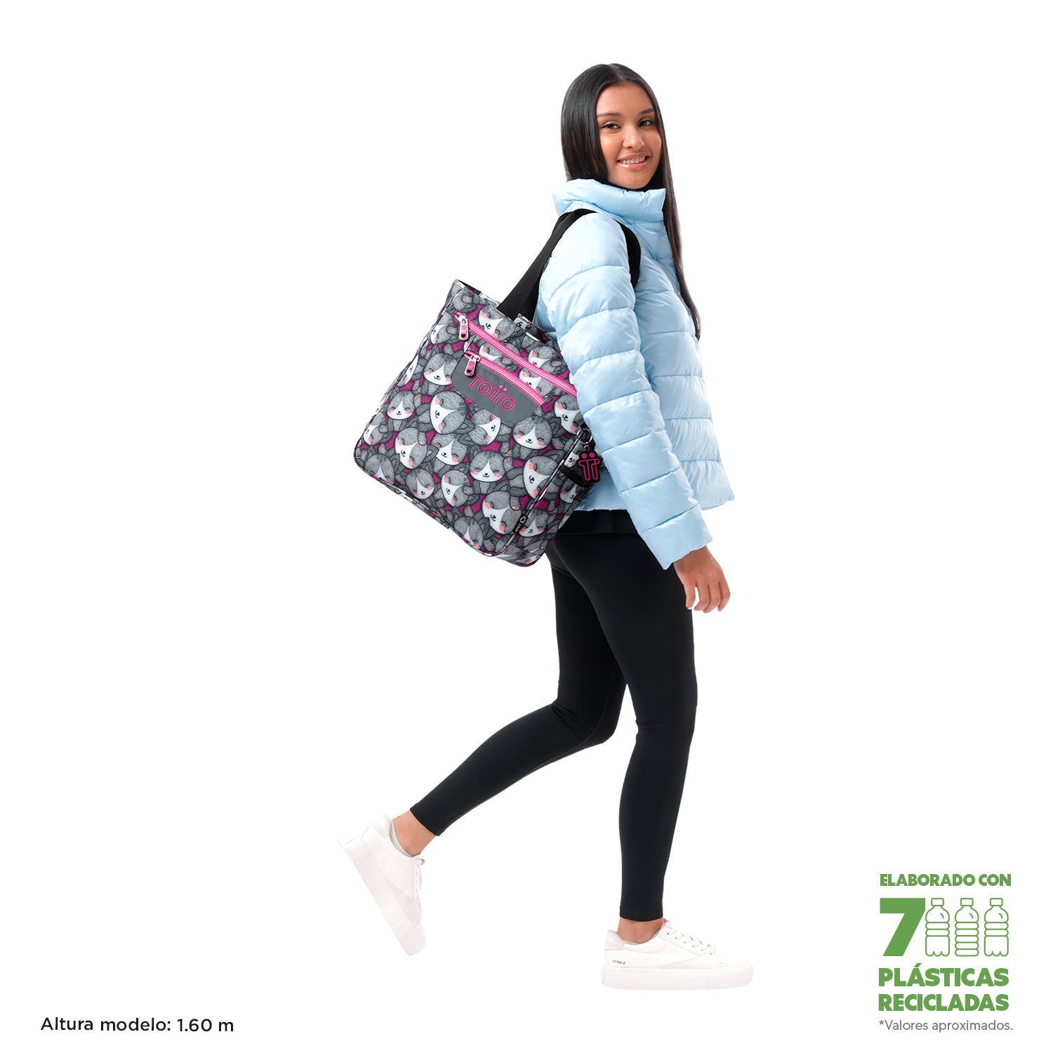 Shopping Bag Grande para Mujer Cutara Neo Porta PC 14"