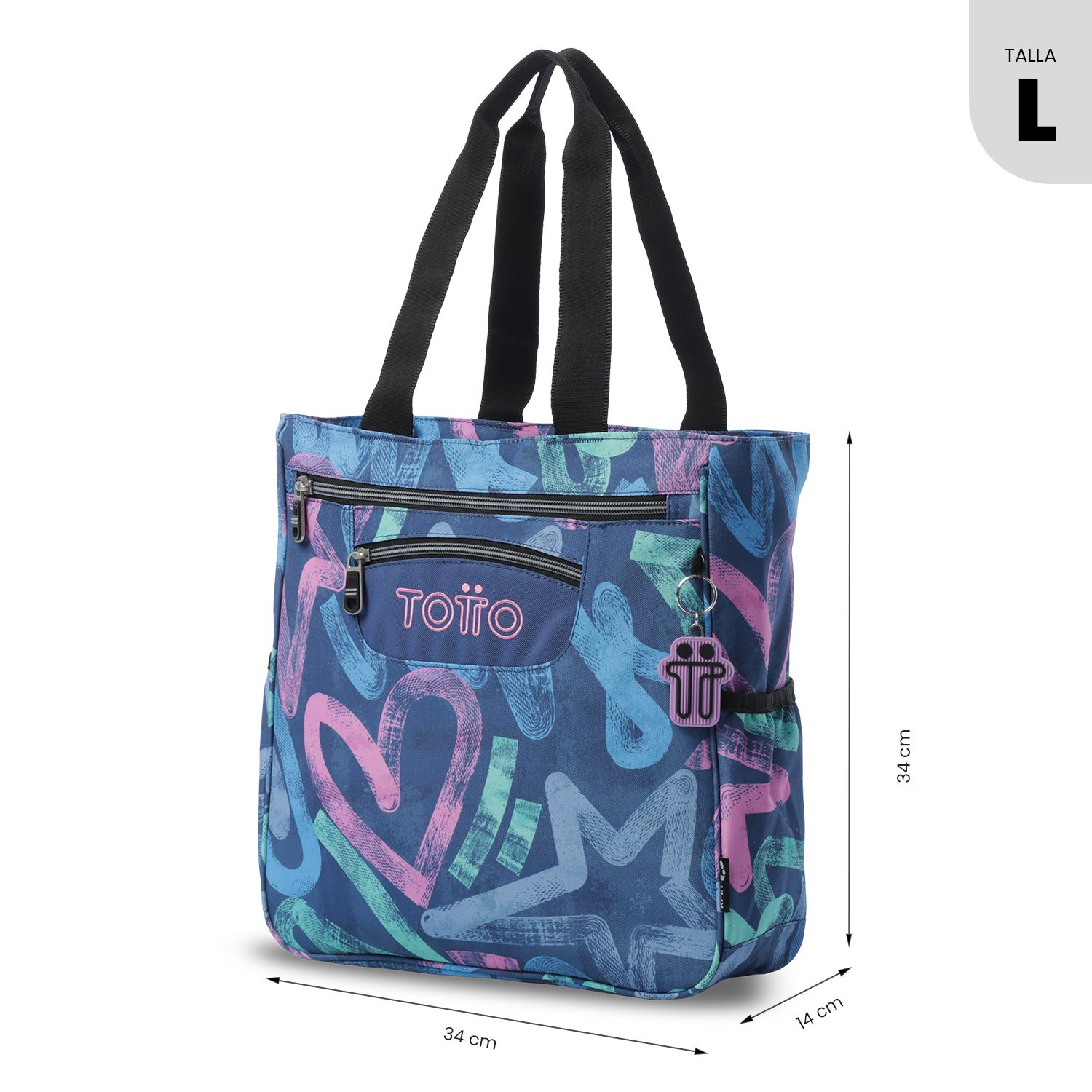 Shopping Bag Grande para Mujer Cutara Porta PC 14" Azul