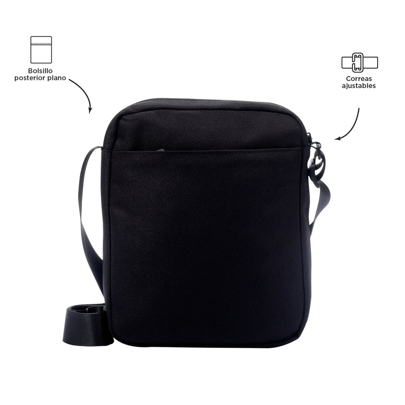 Bolso Hombre Porta Tableta 10" Pastizal 2.0 Negro