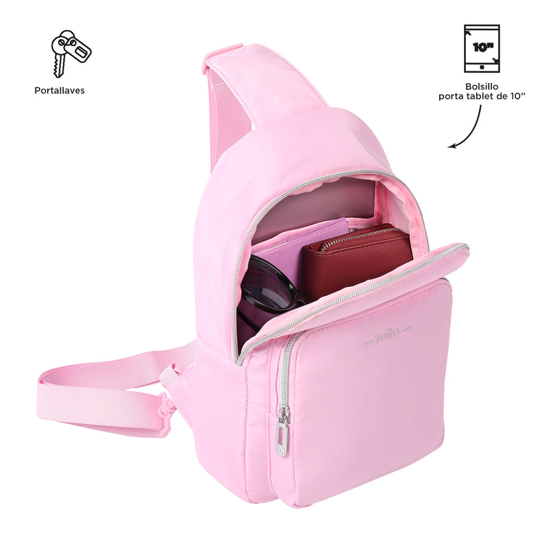 Bolso para Mujer Logar Crossbody Rosado