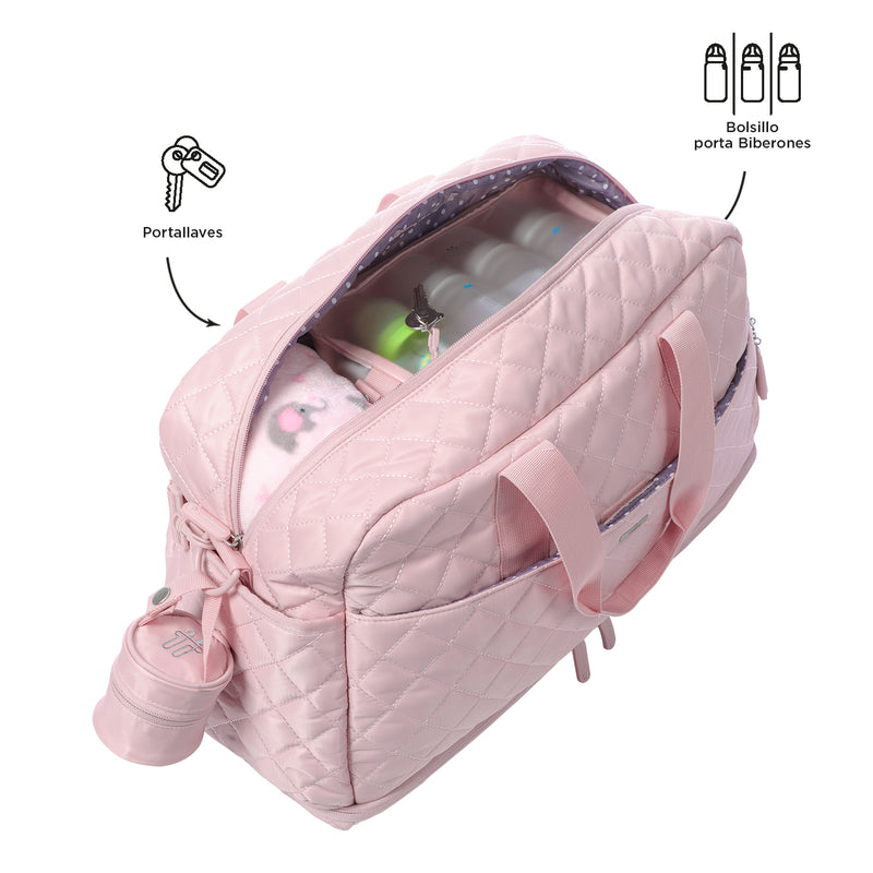 Bolso pañalera Babybao 2.0 Rosado