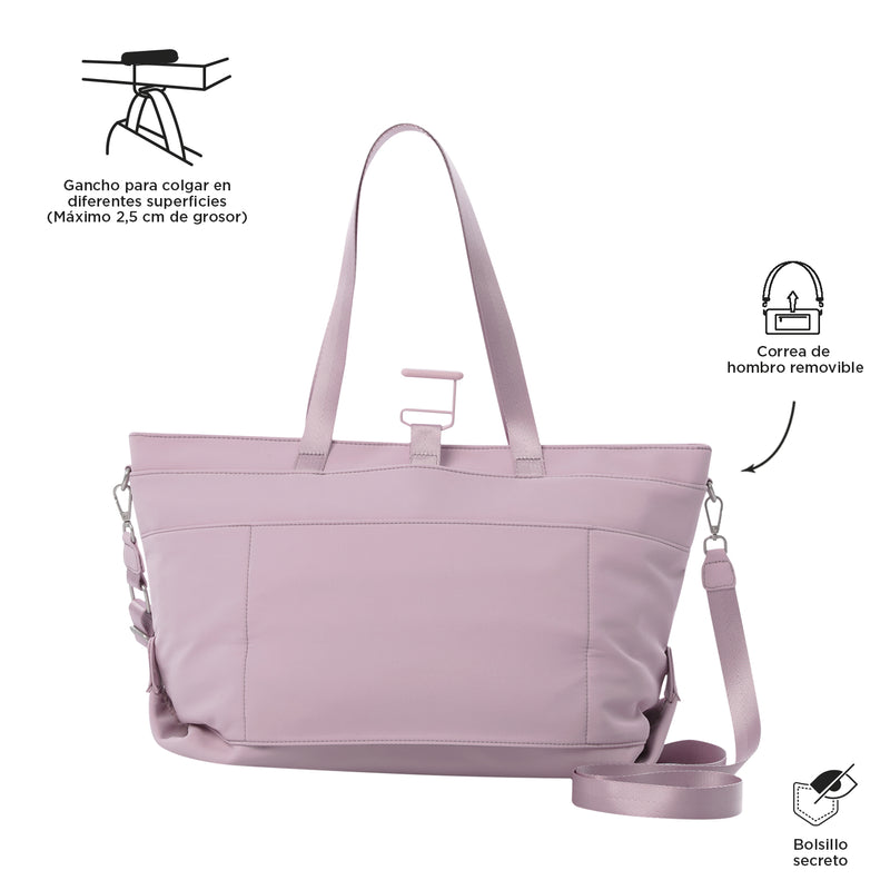 Bolso para Mujer Madrid Porta PC 16" Rosado