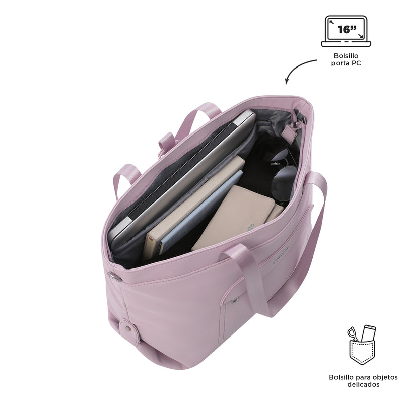 Bolso para Mujer Madrid Porta PC 16" Rosado