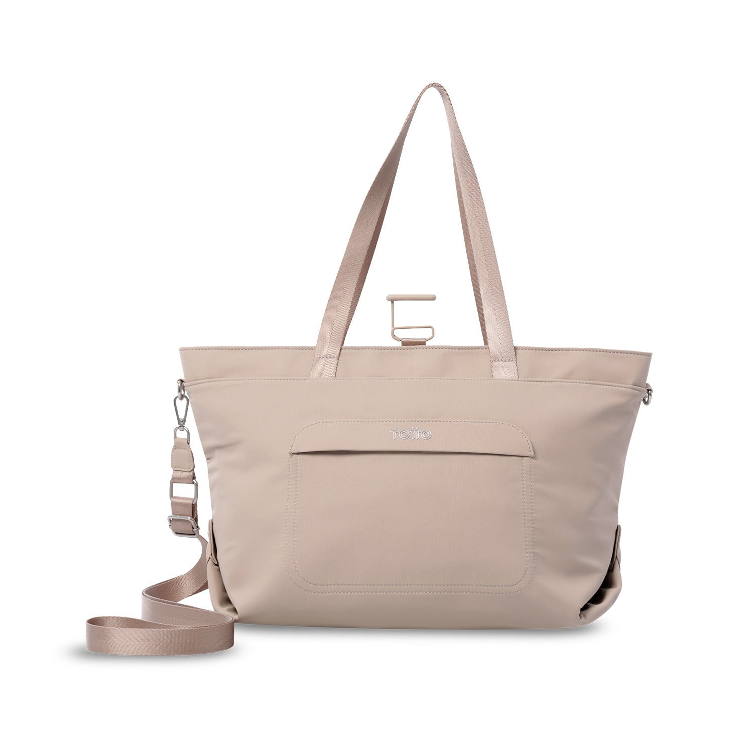 Tote Bag para Mujer Madrid Porta PC 15" Grande Beige