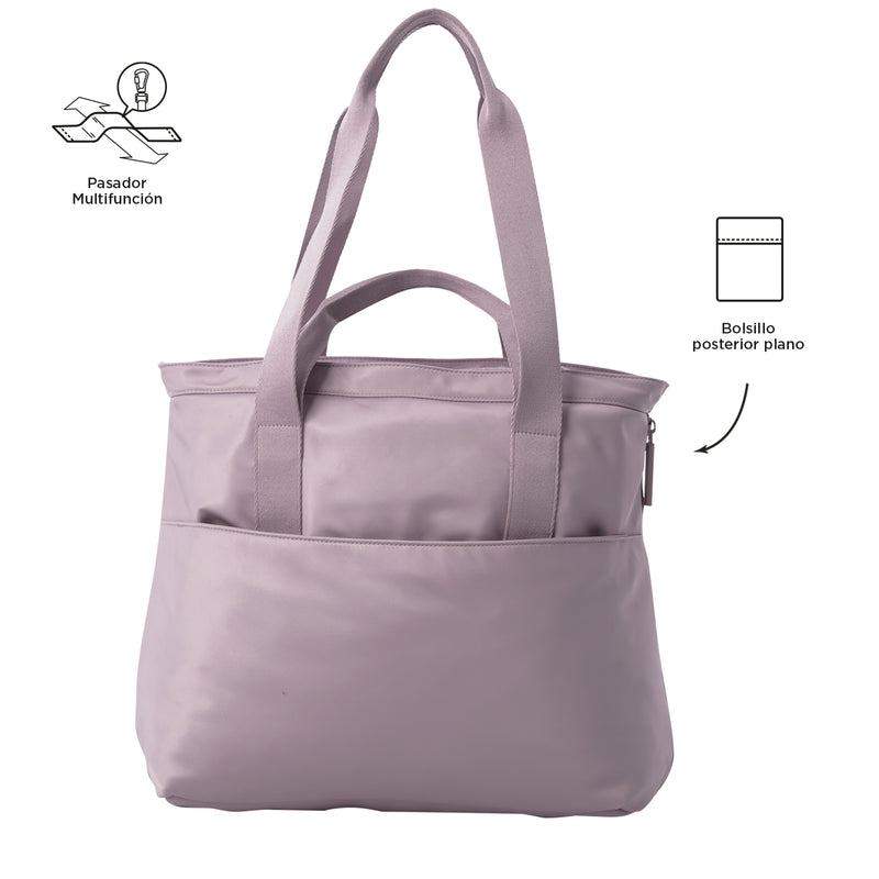 Shopping Bag para Mujer Cresa Porta PC 14" Rosado