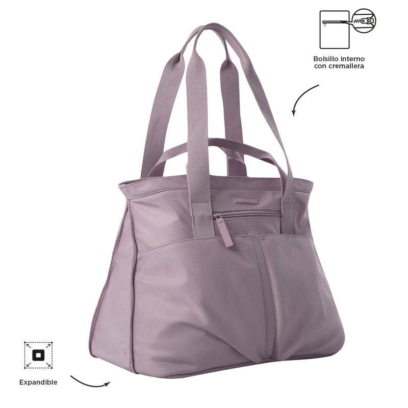 Shopping Bag para Mujer Cresa Porta PC 14" Rosado