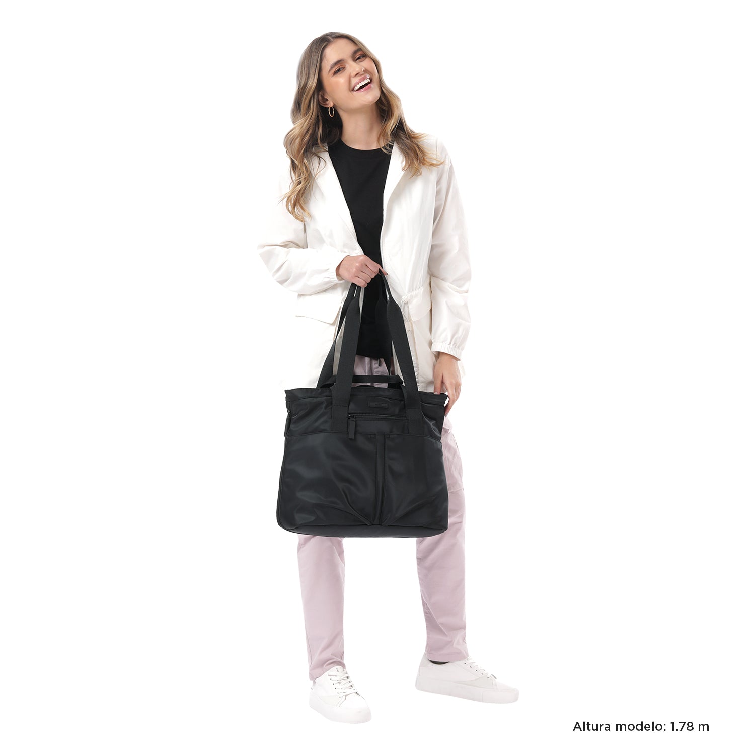 Shopping Bag Grande para Mujer Cresa Porta PC 14" Rosado