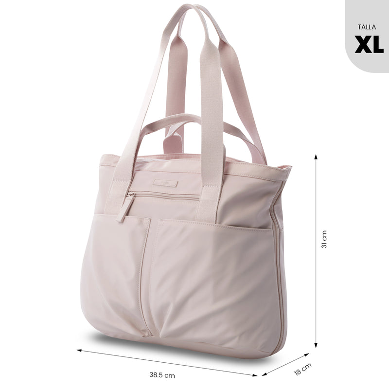 Shopping Bag Grande para Mujer Cresa Porta PC 14" Rosado