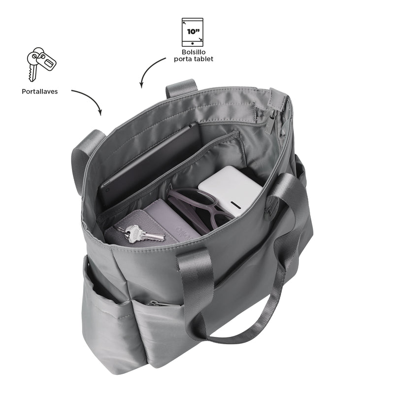 Shopping Bag para Mujer Sue Porta Tablet 10" Rosado