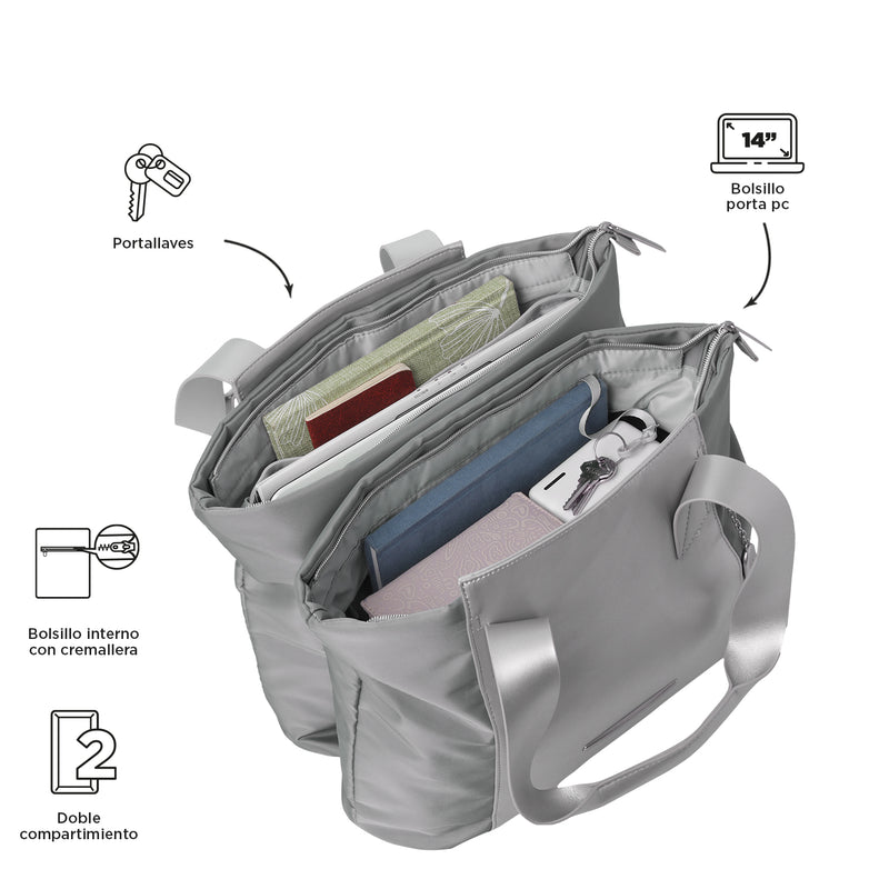 Bolso para Mujer Kito Porta PC 14" Rosado