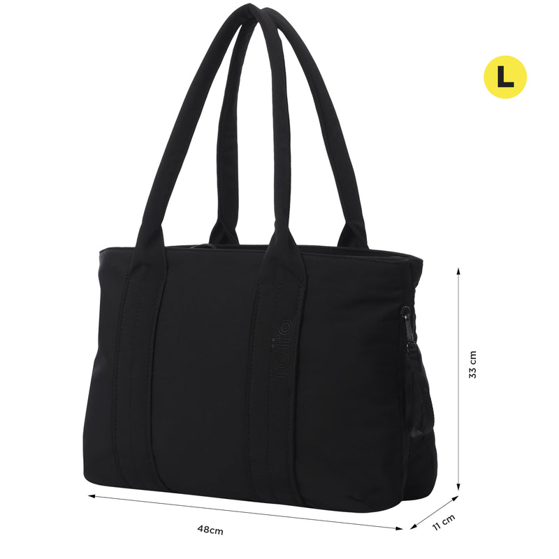 Shopping Bag para Mujer Sicilia Porta PC 16" Negro