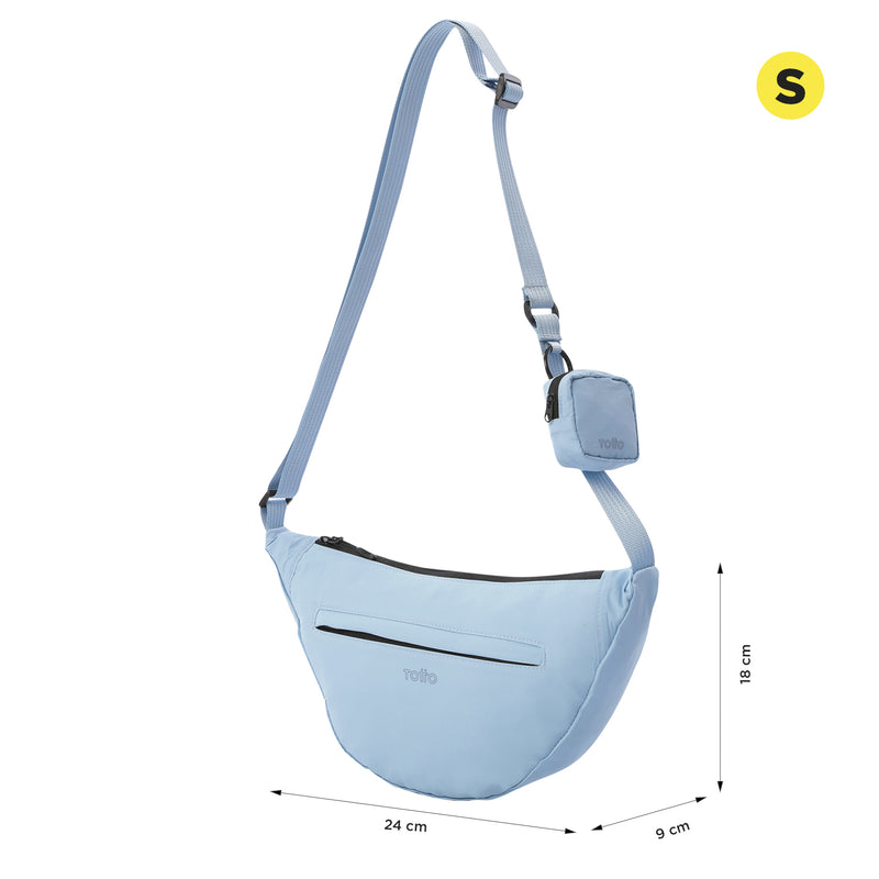Bolso Pequeño Unisex Rowan Crossbody Azul