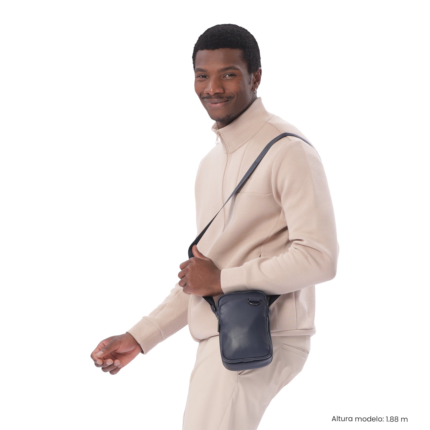 Bolso para Hombre Indi tipo Crossbody Pequeño Azul