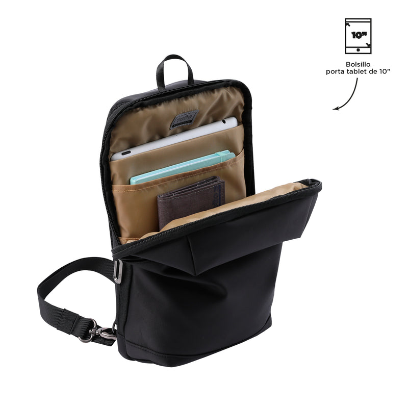 Bolso para Hombre Crossover Kano Crossbody Negro