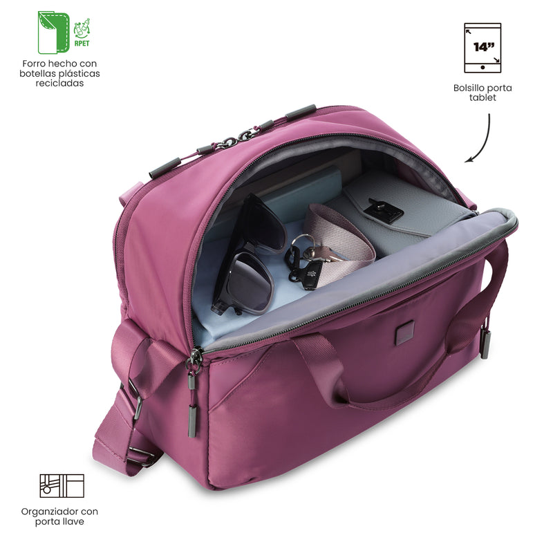 'Bolso para Mujer Roxanne tipo Crossbody Mediano Rosado