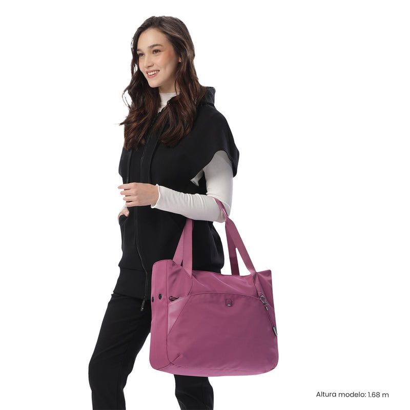 'Tote Bag para Mujer Roxanne Porta PC 14" Rosado