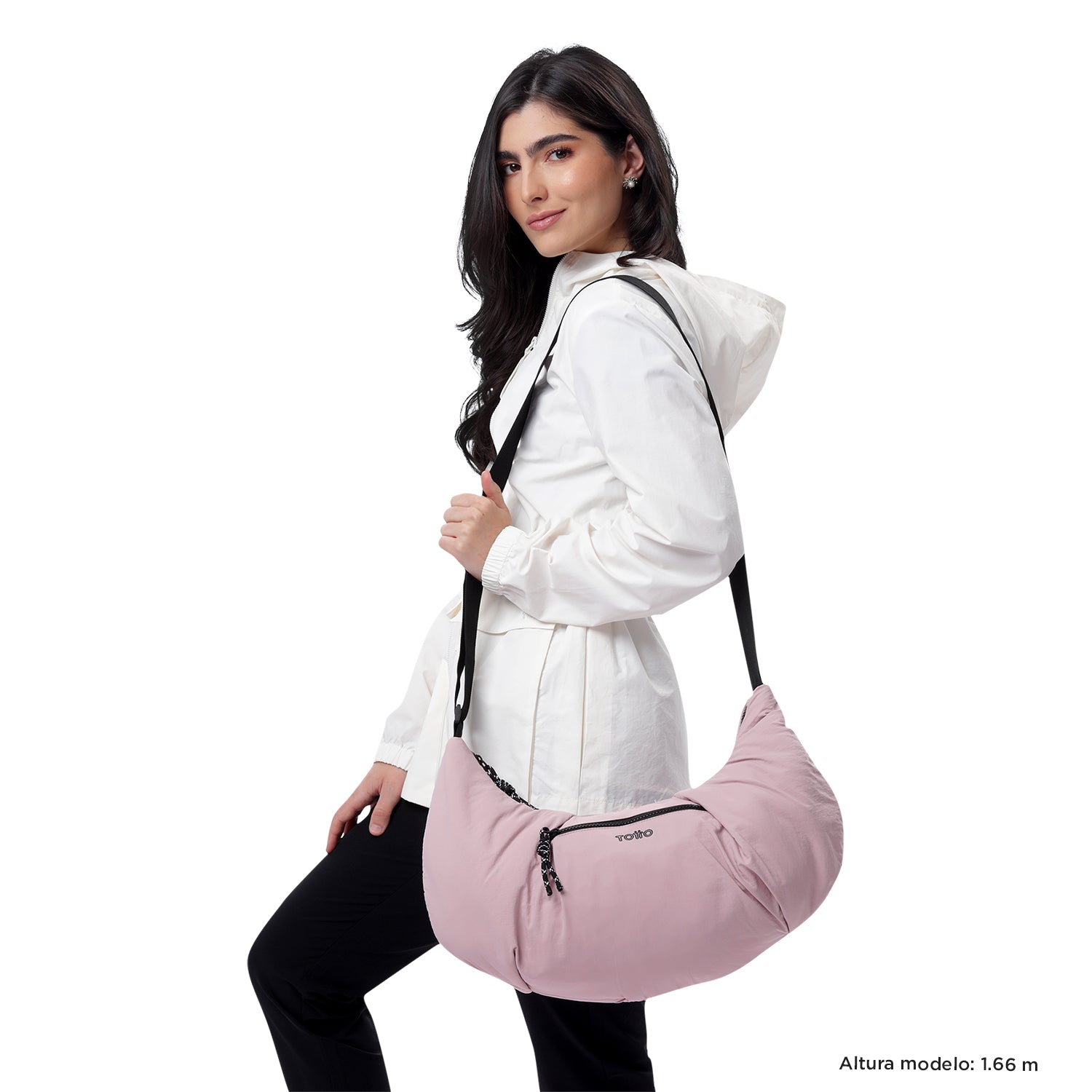 Bolso para Mujer Escandinavia Crossbody Mediano Rosado