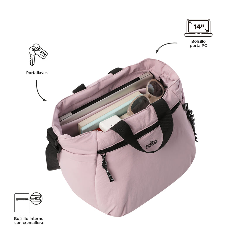 Shopping Bag para Mujer Escandinavia Porta PC 14" Rosado