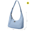 Bolso Universitario Smooth Pequeño Azul Mujer