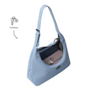 Bolso Universitario Smooth Pequeño Azul Mujer