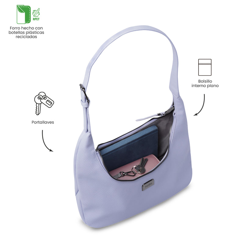 'Bolso para Mujer Smooth tipo Crossbody Pequeño Morado
