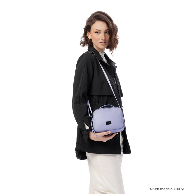 'Bolso para Mujer Smooth Lira tipo Crossbody Pequeño Morado