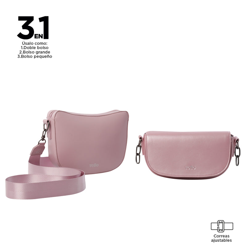 Bolso para mujer X 2 Style Rosado Pequeño Mujer