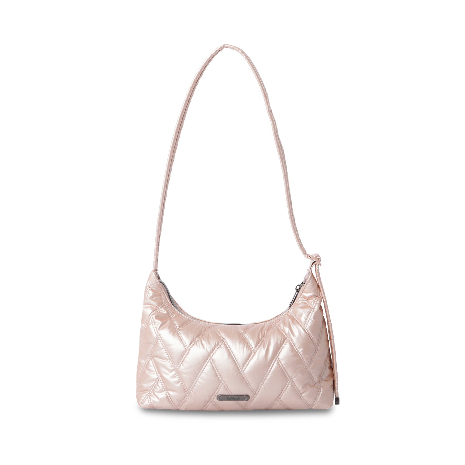 Bolso para Mujer Savanha tipo Crossbody Pequeño Beige/Metálico