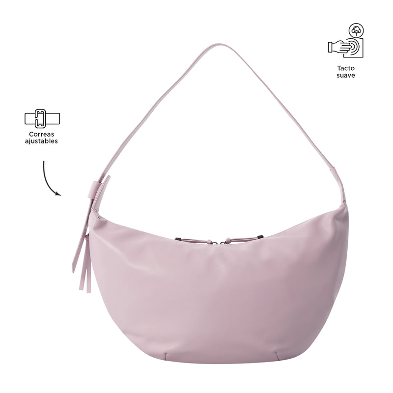 Bolso para Mujer Toscana Crossbody Mediano Gris