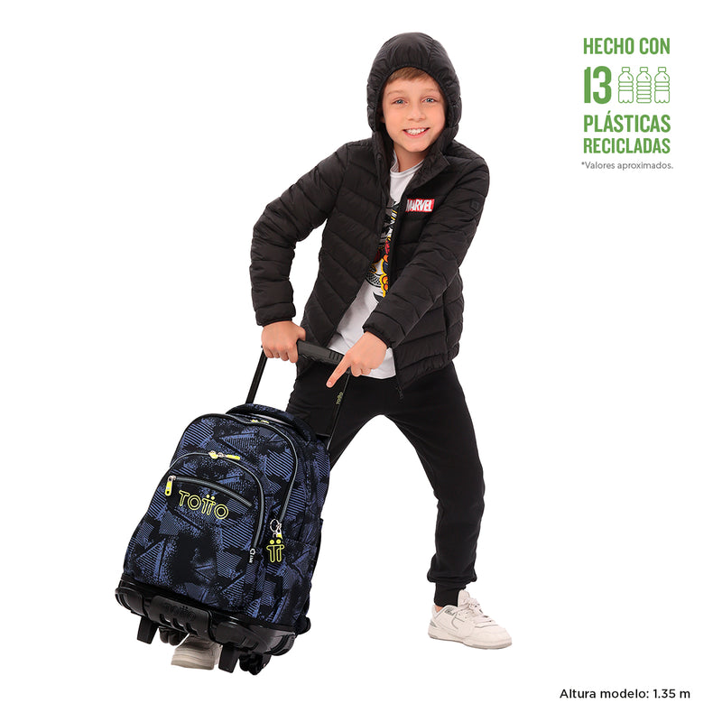 Morral Rue Bomper Renglon Ecofriendly Con Ruedas