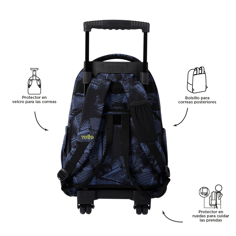 Morral Rue Bomper Renglon Ecofriendly Con Ruedas