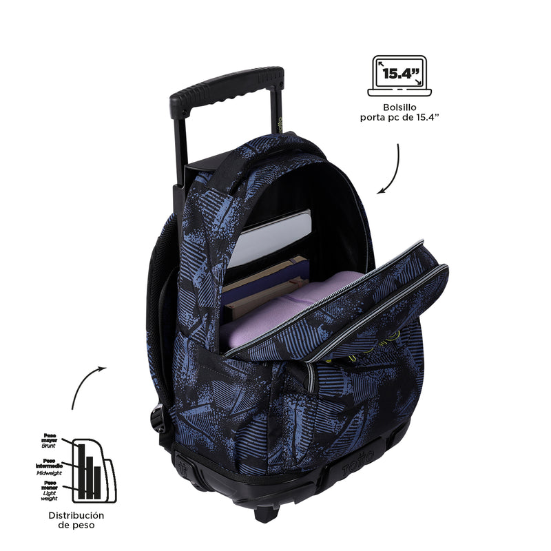 Morral Rue Bomper Renglon Ecofriendly Con Ruedas