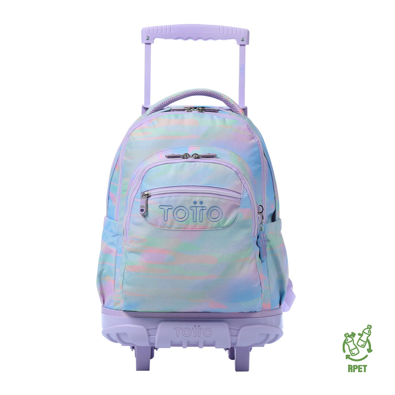 Morral Ruedas Niña Porta PC 15.4" Renglon Rosado