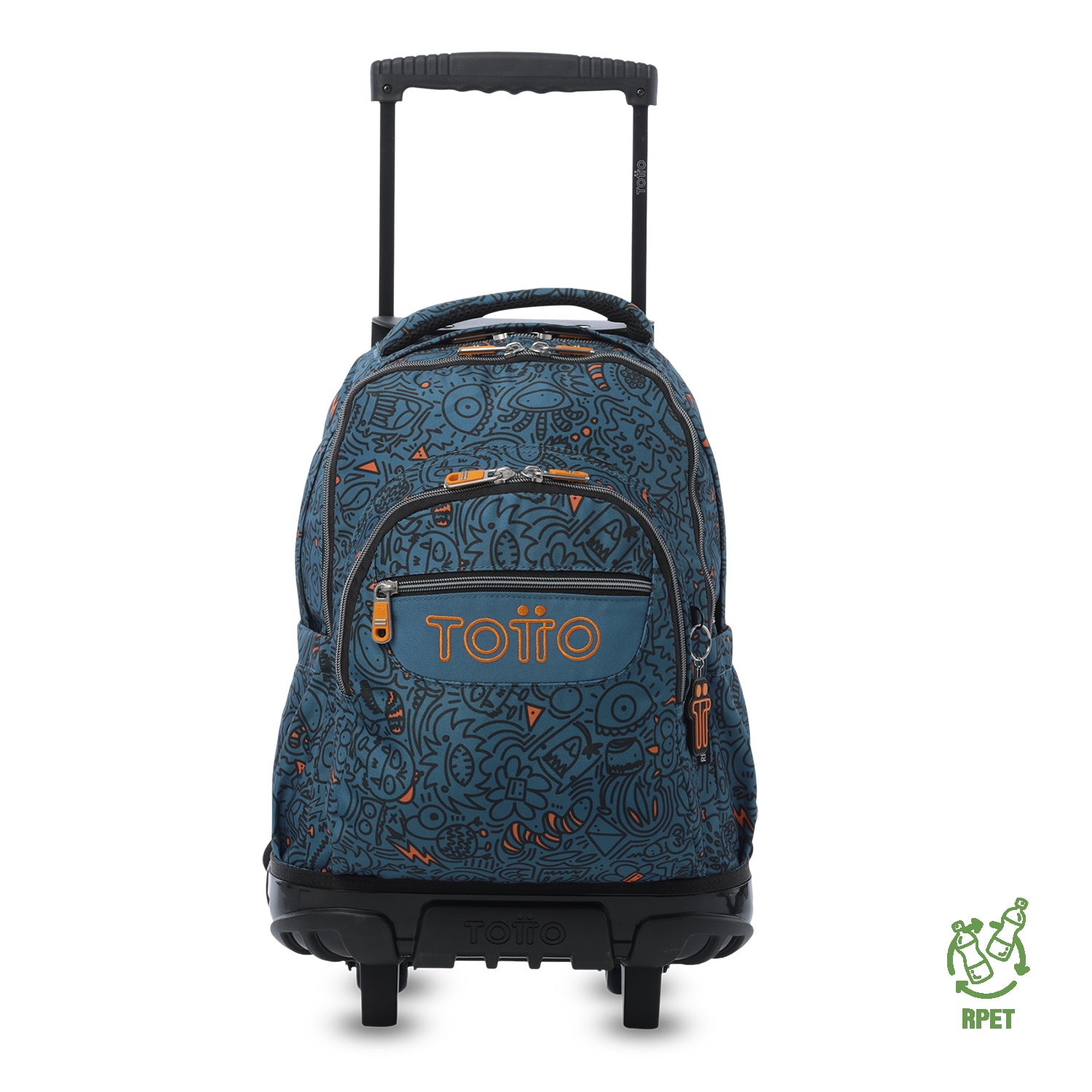 Maleta para Niño con ruedas Porta PC 15.4" Renglónes Azul