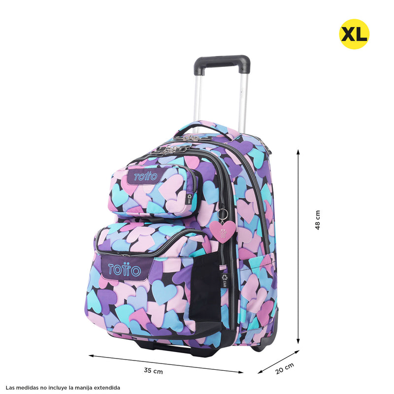 Morral Ruedas Porta PC 15.4" Carta Morado