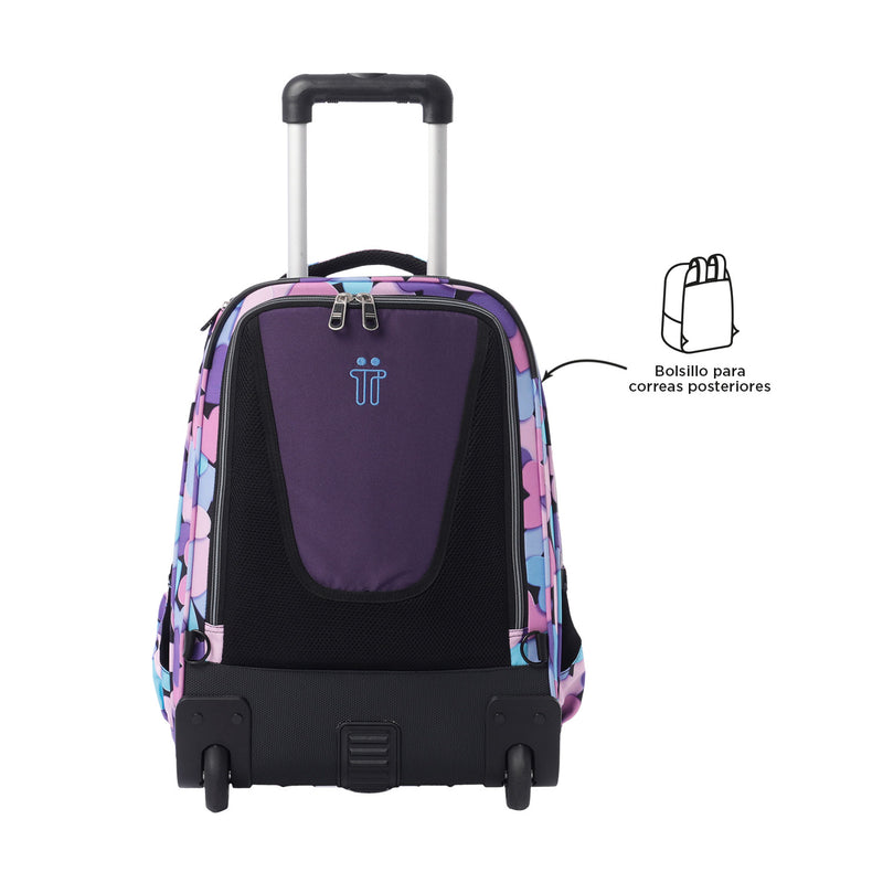 Morral Ruedas Porta PC 15.4" Carta Morado