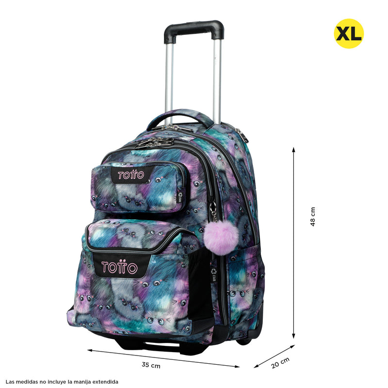 Morral Ruedas Porta PC 15.4" Carta Morado