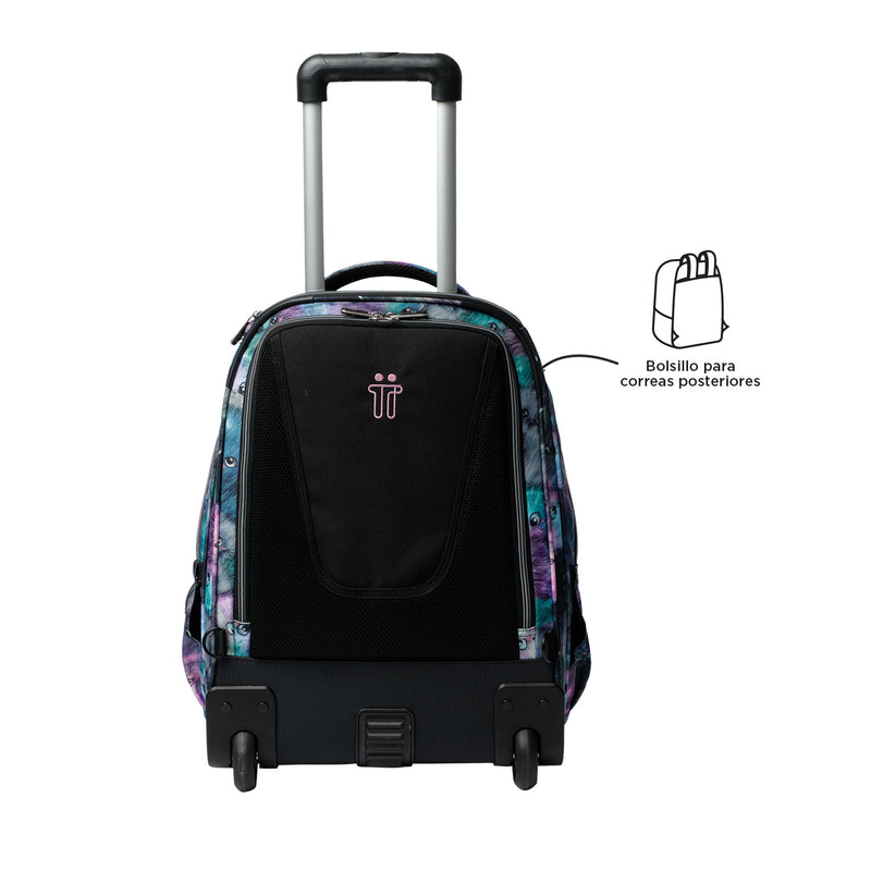 Morral Ruedas Porta PC 15.4" Carta Morado