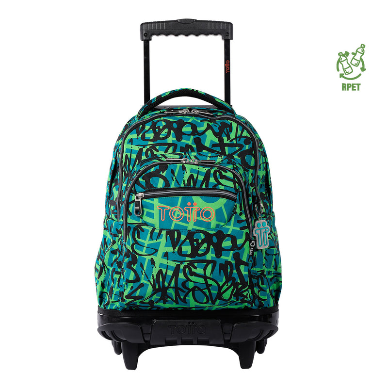 Morral Rue Bomper Renglones Ecofriendly Con Ruedas