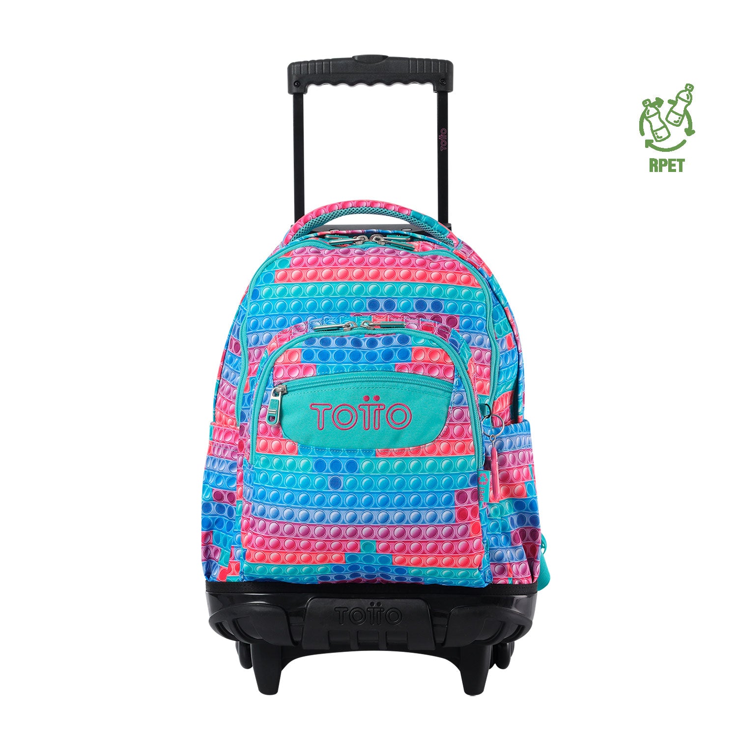 Morral Rue Bomper Renglones Ecofriendly Con Ruedas