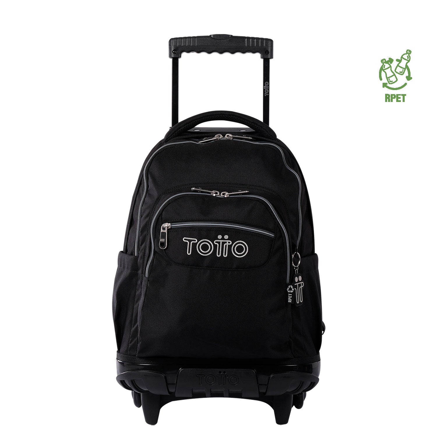 Morral Ruedas Porta PC 15.4" Renglones Negro